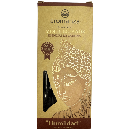 خلاصات البخور التبتية الصغيرة في الهند أرومانزا الأرجنتين - 8 أعواد بخور لمدة 40 دقيقة - التواضع
