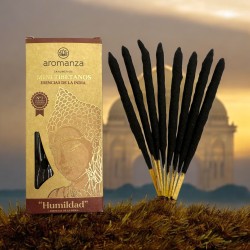 Incienso Mini Tibetanos Esencias de la India Aromanza Argentina - 8 sahumerios 40min duración - Humildad