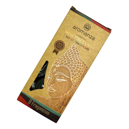 Mini Tibetaanse Wierook Geur Mix Aromanza Argentina - 8 wierookstokjes 40min duur - 8 Geuren