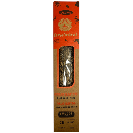 Palo Santo Incense - ULLAS - Handmade - 25g - Made in India - 100% Natural - ULLAS Organic Incense