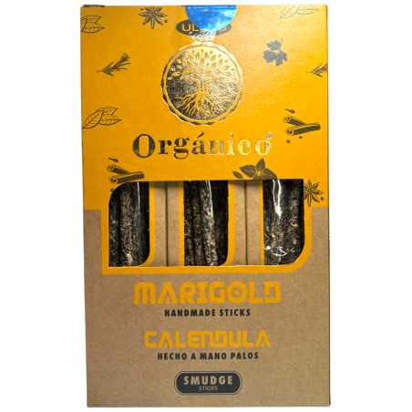 Cutie de tămâie organică cu gălbenele ULLAS - 12 cutii a câte 25gr.