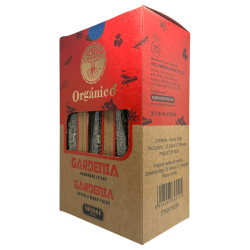 ULLAS Biologische Gardenia Wierookdoos - 12 doosjes van 25gr.