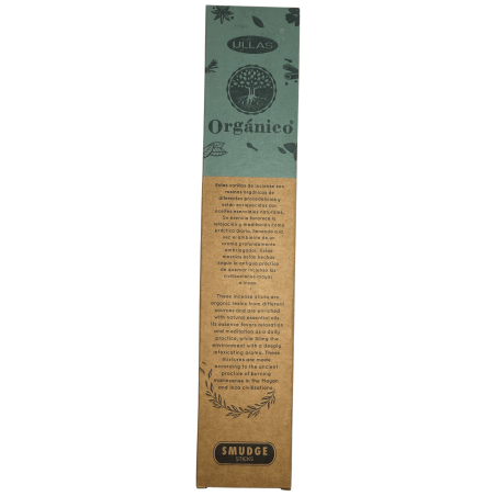 Encens Ullas de Yagra - Fait main - 25g - Fabriqué en Inde - 100% Naturel - Encens biologique ULLAS