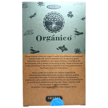 Yagra Organic Incense Box ULLAS - 12 boxes of 25gr.