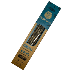 Incenso Ullas Copal - Feito à Mão - 25gr - Fabricado na Índia - 100% Natural - Incenso Orgânico ULLAS