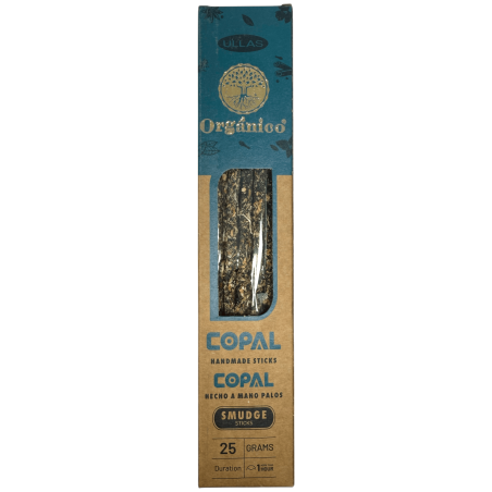 Tămâie Ullas Copal - Lucrată manual - 25gr - Fabricată în India - 100% naturală - Tămâie organică ULLAS