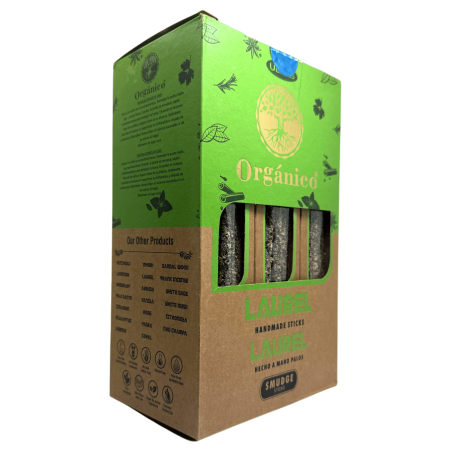 Coffret Encens Laurier Bio ULLAS - 12 boîtes de 25gr.