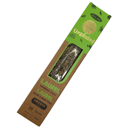 Ullas Laurel Wierook - Handgemaakt - 25g - Gemaakt in India - 100% Natuurlijk - ULLAS Biologische Wierook