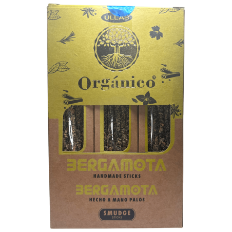 ULLAS Organic Bergamot Incense Box - 12 boxes of 25gr.