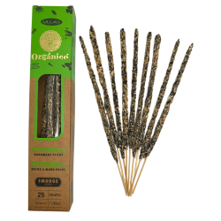 Incenso de Citronela Orgânico - ULLAS - Feito à Mão - 25gr - Fabricado na Índia - 100% Natural