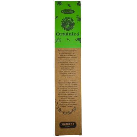 Bio Citronella Räucherstäbchen - ULLAS - Handgefertigt - 25gr - Hergestellt in Indien - 100% natürlich