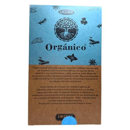 Caixa Encens Orgànic Salvia Blanca ULLAS - 12 capsetes de 25gr.