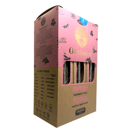 ULLAS Organic Myrrh Incense Box - 12 boxes of 25gr.