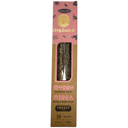 Incenso alla mirra Ullas - Mirra - ULLAS - Fatto a mano - 25gr - Prodotto in India - 100% naturale - Incenso biologico ULLAS