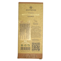 Encens Mini Tibetans Coco Aromanza Argentina - 8 sahumerios 40min durada - Pau Interior