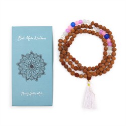 Colier Bali Mala Zeița Frumuseții - 108 Rudraksha