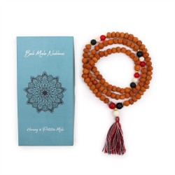 Bali Mala Halsband Tro och Väx - 108 Rudraksha