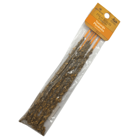Good Vibes Palo Santo Incense z pomarańczowym pieprzem Aromanza Incense - Attraction - Format torebki 5 grubych patyczków