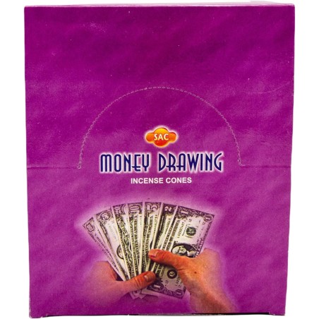 Caja Conos SAC Atrae Dinero Pachulí y Mandarina - 12 cajetillas de 10 conos 120 conos