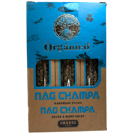 Bio Nag Champa Räucherstäbchen ULLAS – 12 Schachteln à 25 g.