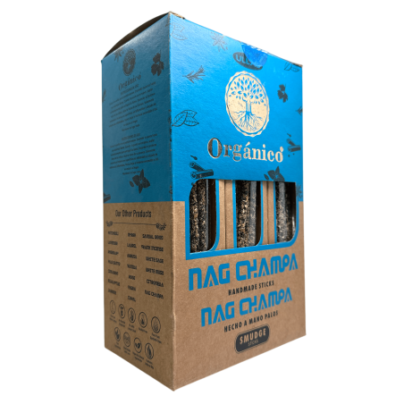 Coffret Encens Nag Champa Bio ULLAS - 12 boîtes de 25gr.