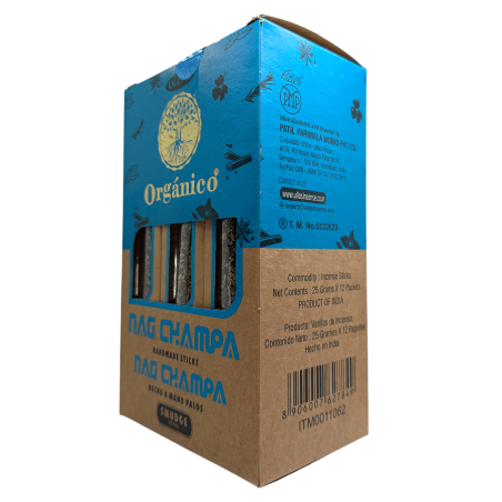 Biologische Nag Champa Wierookdoos ULLAS - 12 dozen van 25gr.