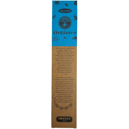 Incienso Ullas de Nag Champa - Hecho a mano - 25gr - Hecho en India - 100% Natural - ULLAS Incienso Orgánico