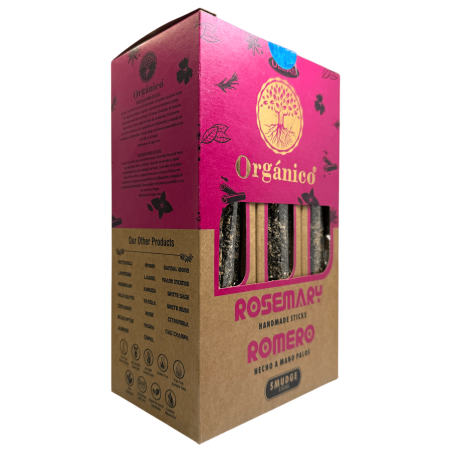 Caja Incienso Orgánico Romero ULLAS - 12 cajitas de 25gr.