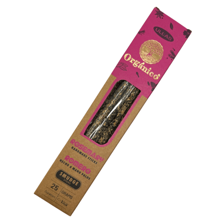 Encens Ulles de Romero - Fet a mà - 25gr - Fet a Índia - 100% Natural - ULLAS Encens Orgànic