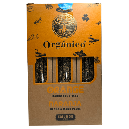Cutie de tămâie organică ULLAS cu aromă de portocale - 12 cutii a câte 25gr.