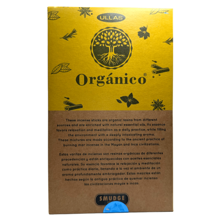 Ylang Ylang ULLAS Bio-Räucherstäbchenbox – 12 Boxen à 25 g.
