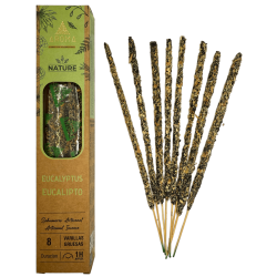 Incienso Orgánico Eucalipto AROMA Nature - 8 varillas 1h duración