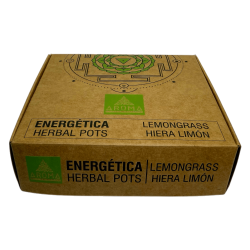 Copos de resina de capim-limão, potes de ervas, fragrâncias AROMA energéticas - 4 copos e suporte para queimador - limpeza