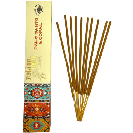 Native Soul Palo Santo und Copal Green Tree Räucherstäbchen – 15 g Masala-Räucherstäbchen