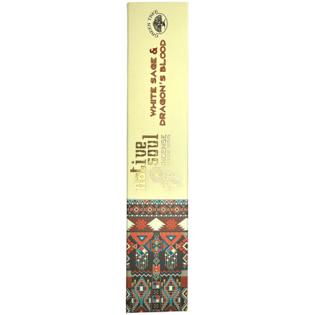 Incienso Native Soul Salvia Blanca y Sangre de Dragón Green Tree - 15gr de incienso masala