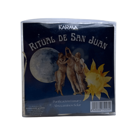 Rituale di purificazione lunare di San Juan e apertura del percorso solare - Include bruciatore, legatura, palo santo, selenite,