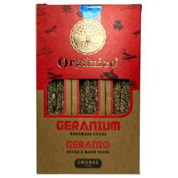 Cutie de tămâie cu geranium organic ULLAS - 12...
