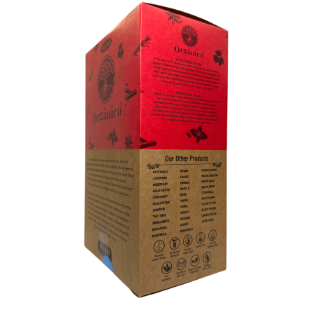 Coffret Encens Géranium Bio ULLAS - 12 boîtes de 25gr.