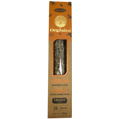 Incienso Ullas de Oudh - Hecho a mano - 25gr - Hecho en India - 100% Natural - ULLAS Incienso Orgánico