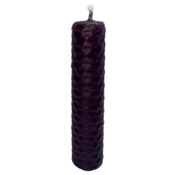 Espelma de Mel Cera d'Abella Morada - 10x2,5cm - Transmutació, Saviesa, Intuïció i Chakra Corona