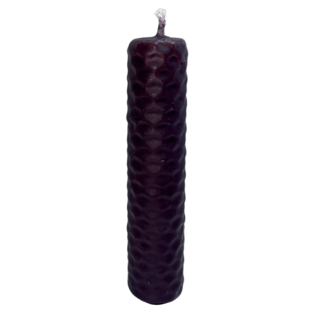 شمعة عسل شمع العسل الأرجوانية - 10×2.5 سم - التحول والحكمة والحدس وشاكرا التاج