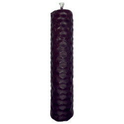 Vela de Miel Cera de Abeja Morada - 10x2,5cm - Transmutación, Sabiduría, Intuición y Chakra Corona