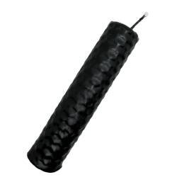 Vela de Mel de Cera de Abelha Preta - 10x2,5cm - Proteção, Contra Inveja, Contra Mau Olhado, Contra Feitiços
