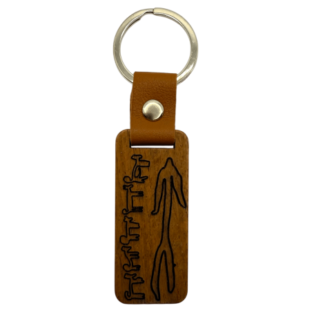Zarza Chapel Souvenir Keychain - Cave Paintings