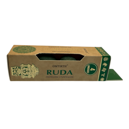كرات سحرية من بخور المايا من Rue OMTIRTH - 4 قنابل تطهير نشطة