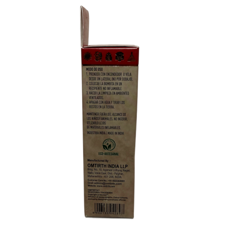 Mayan Sahumerio Magical Spheres Palo Santo OMTIRTH - 4 bombe de parfumare activate