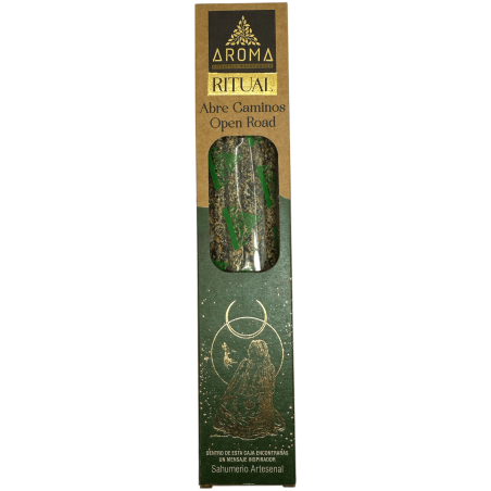 Rituale di incenso biologico apre sentieri AROMA Incenso artigianale - Scatola con 8 bastoncini di incenso - durata 1 ora