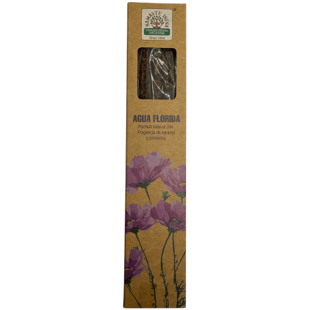 Natural Incense Agua Florida Namaste India Natural Masala - 1 incense box 25g - Patchouli, Orange and Pepper