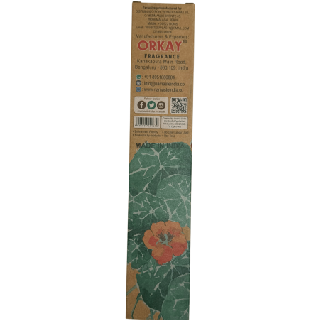 Natuurlijke wierook Florida Water Energy Cleansing Namaste India Natural Masala - 1 pak van 25 g - Musk met meloen