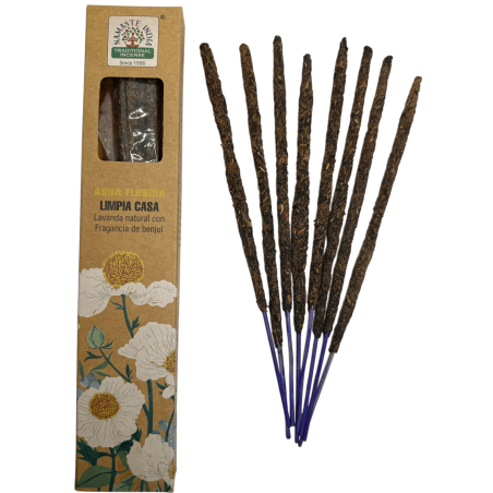 Tămâie naturală Florida Water Cleans Houses Namaste India Natural Masala - 1 cutie de tămâie 30gr. - Lavandă cu Benzoin